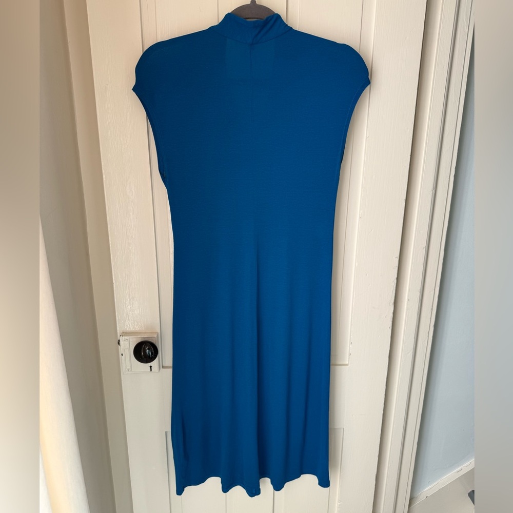 Eileen Fisher Vibrant Blue Midi Dress - Picture 5 of 5
